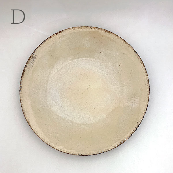 山田洋次 軟陶ホワイト丸皿（中） [yy_ex18 ] | 菜の花暮らしの道具店