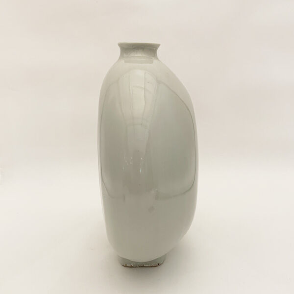 森岡由利子 白磁扁壺 [my_fb05] | 菜の花暮らしの道具店 online store