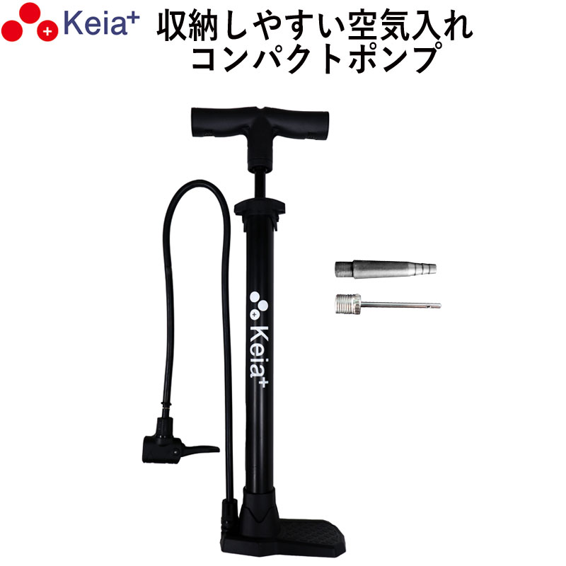 空気入れ 自転車 コンパクト ポンプ 電動自転車 ロードバイク クロス 