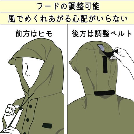 レインウェア レイン ポンチョ カッパ 自転車 ヒザが濡れない 前かご 防水 レディース 反射帯  おしゃれ かわいい クロスバイク アウトドア 釣り 川住製作所 KEIA KW900KH