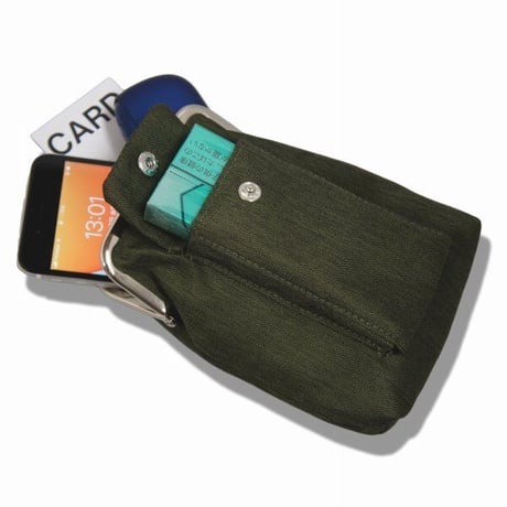 ワークポーチ ベルトポーチ 作業ポーチ ウエストポーチ ポシェットおしゃれ かっこいい 防水 がまぐち 作業 携帯 文具 小物入れ カラビナ 介護 保育 事務 筆記用具 川住製作所 KEIA WK11