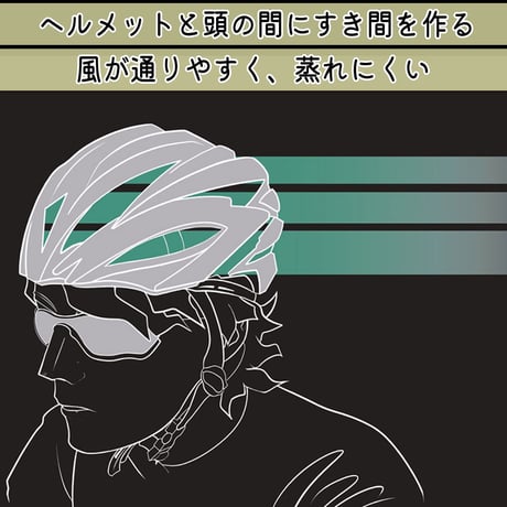 ヘルメット インナー 涼シート パッド ライナー 夏 涼しい 自転車 バイク 蒸れ 髪型の崩れ クール 熱中症 髪型 セット 洗える 小学生 中学生 高校生 水洗い 川住製作所 Keia＋ VL101