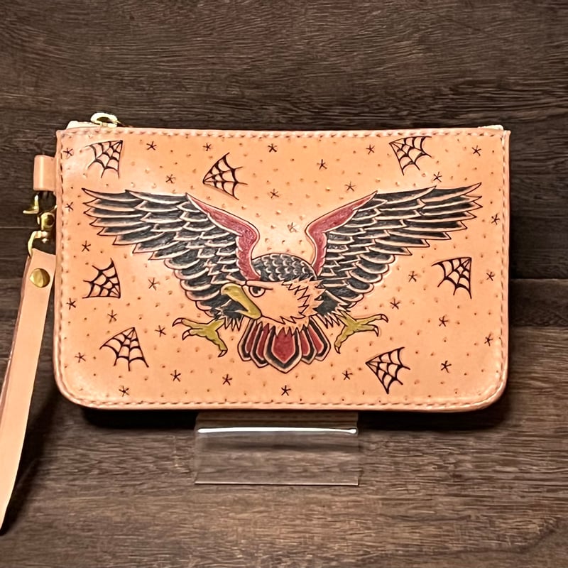 ミニクラッチバッグ | LOOSE NEEDLE TATTOOING LEATHERS ミニクラッチバッグ | LOOSE NEEDLE TATTOOING LEATHERS