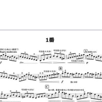 【カイザー1】解説付き楽譜
