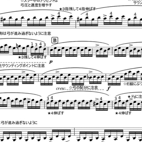 【カイザー4番】解説付き楽譜