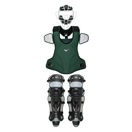 ミズノプロ　キャッチャー防具セットМサイズ　ネイビー✕シルバー MIZUNO 野球 ミズノ ミズノプロ 軟式用 キャッチャー 防具