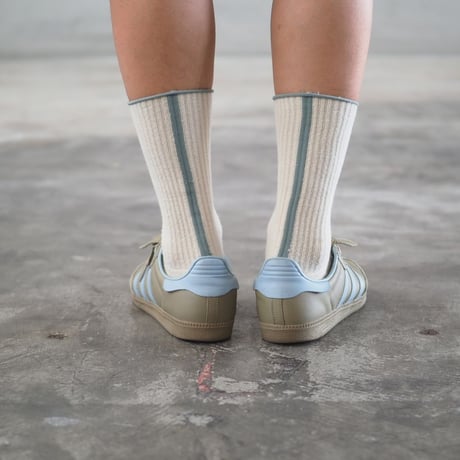 Stock Sock - WOOL × COTTON -［メリノウール×コットン］#45831