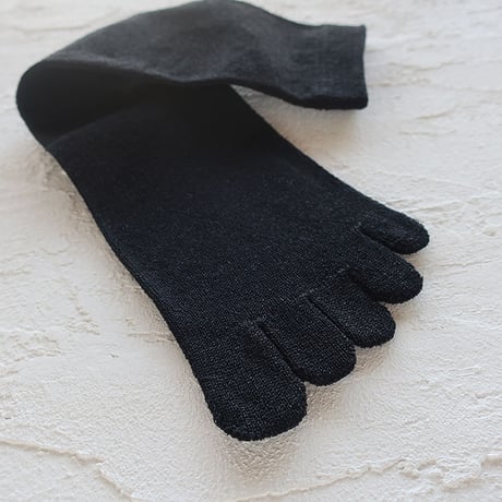 AMIGAMI５本指クルーソックス［美濃和紙］(22.5 - 25.0cm/25.0 - 27.5cm)