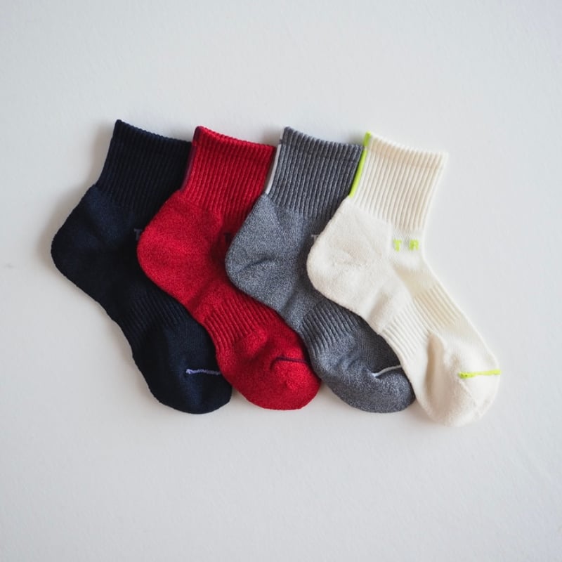 Stock Sock WASHI×WOOL / Short［美濃和紙 × 尾州メリノウール］