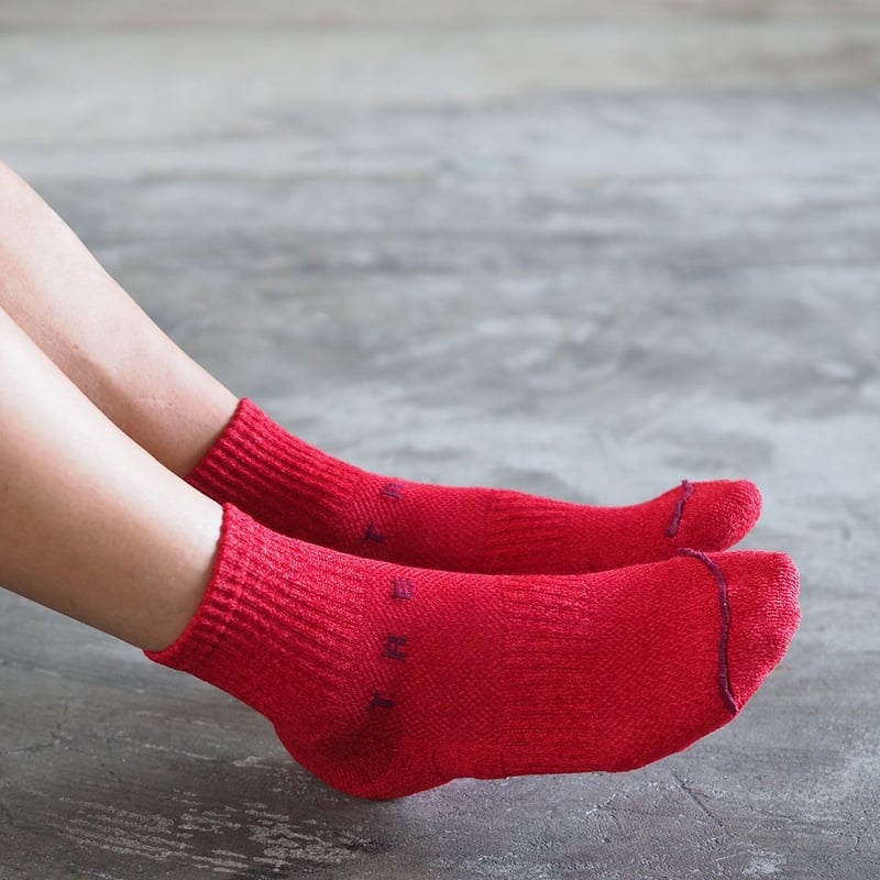 Stock Sock WASHI×WOOL / Short［美濃和紙 × 尾州メリノウール］