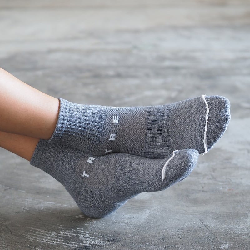 Stock Sock WASHI×WOOL / Short［美濃和紙 × 尾州メリノウール］