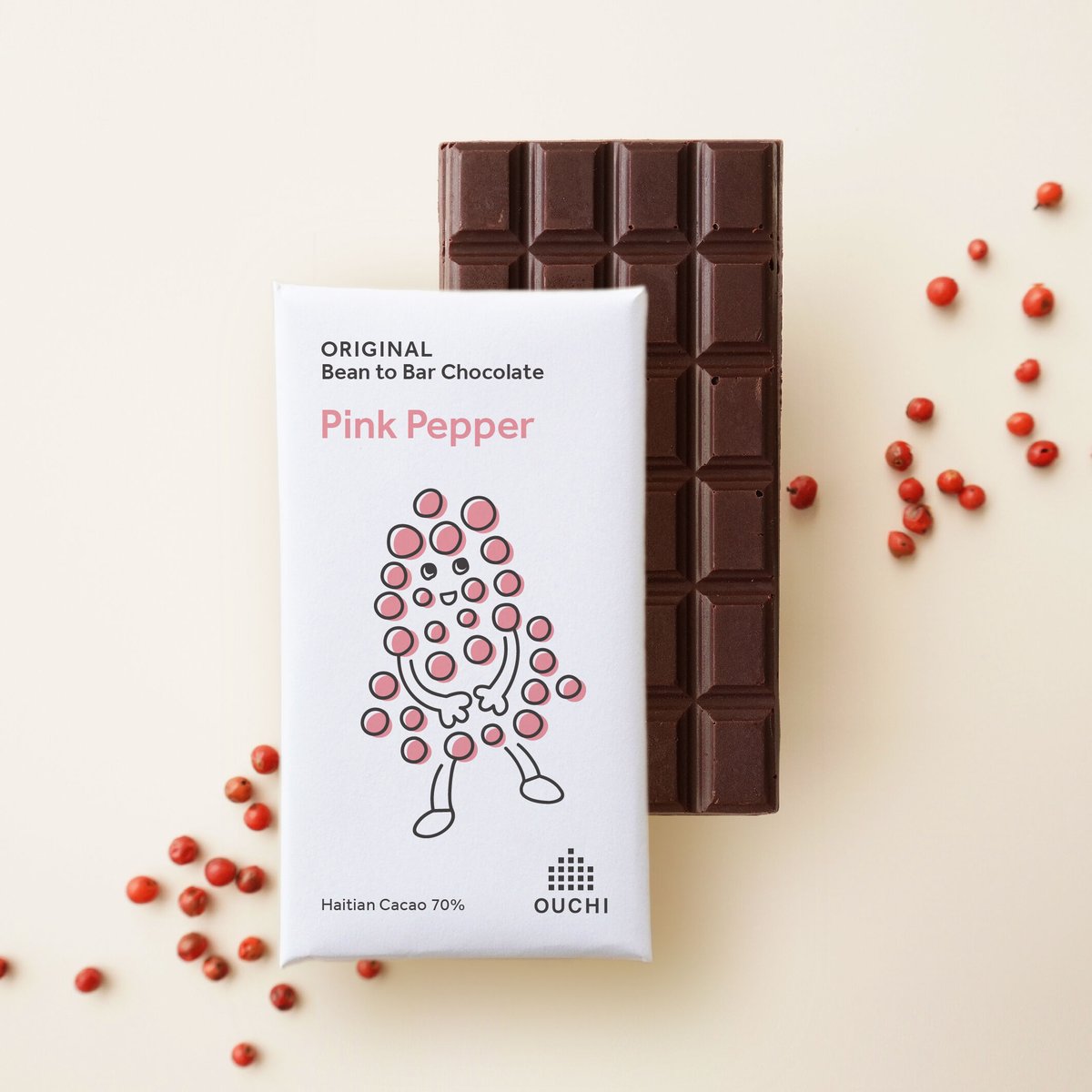 ピンクペッパーチョコレート（pink pepper chocolate） | OUCHI