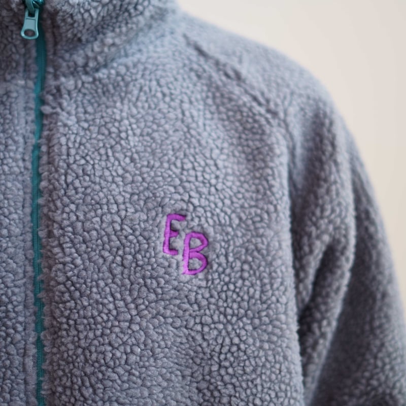 EB Reversible Boa Jacket Color : Turquoise | T