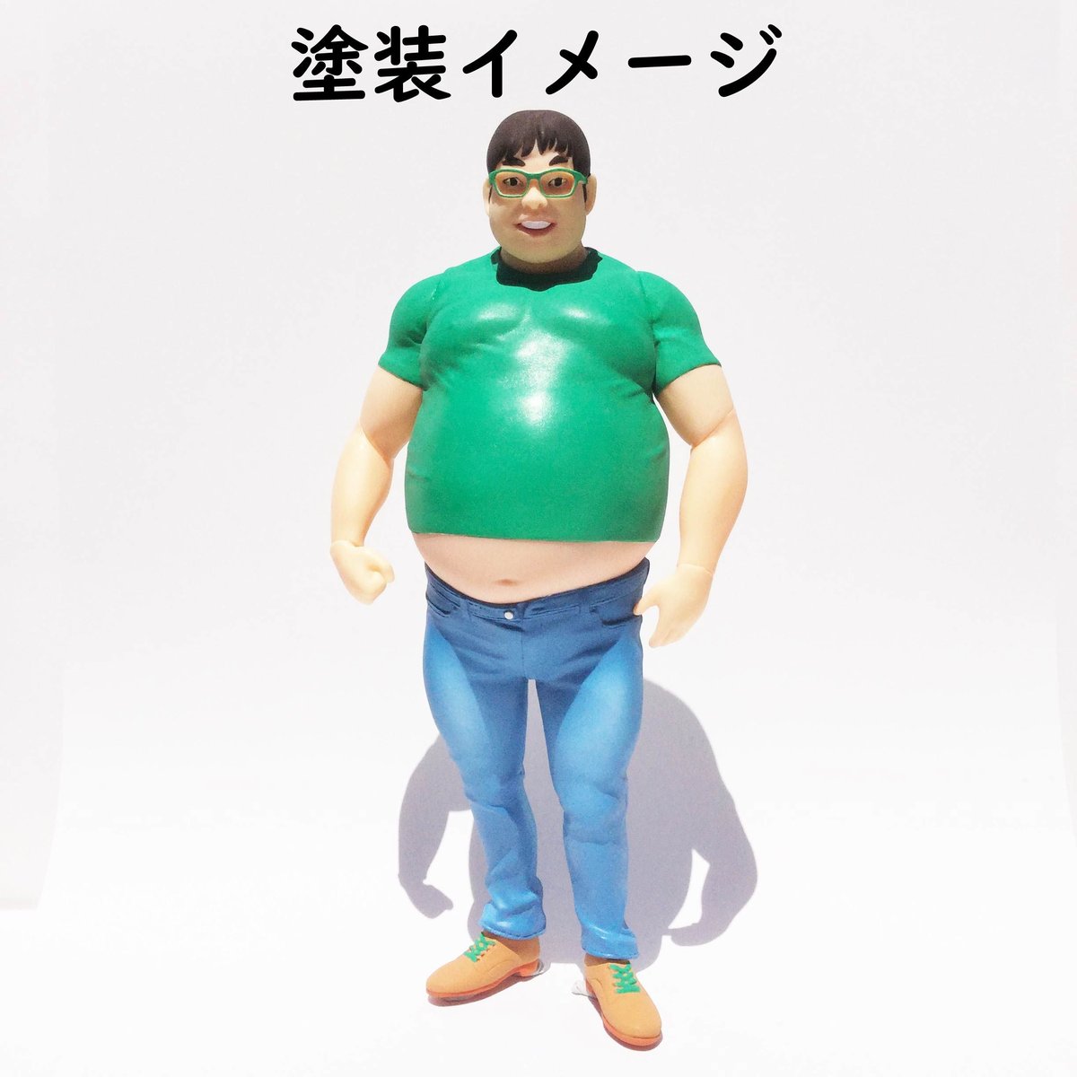 【新品未開封品】 でぶめがね ソフビ ONLY ONE 海洋堂 フィギュア でぶめがね【ソフビキット】 | 海洋堂ホビー館四万十オンラインショップ