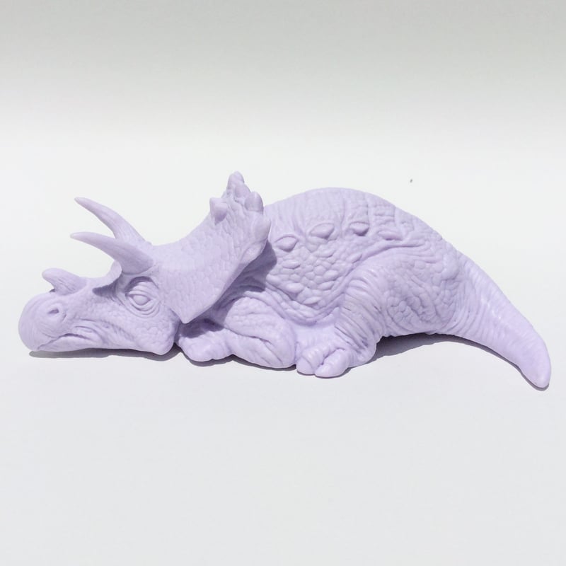 DINOLAND 恐竜モデルキット　まめティラノサウルス　まめアンキケラトプス まめアンキケラトプス【キット 全6色】 | 海洋堂ホビー館四万十