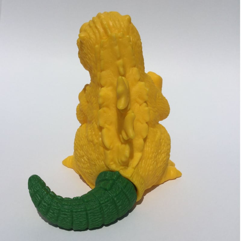 まめゴジラ（夏ver. 野菜カラー全4色）【ソフビキット】 | 海洋堂