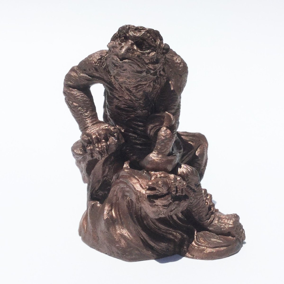 2個セット　かっぱ　カワウソ　海洋堂　かっぱ館　限定　墨入れ完成品　松村しのぶ 2個セット かっぱ カワウソ 海洋堂 かっぱ館 限定 墨入れ完成品