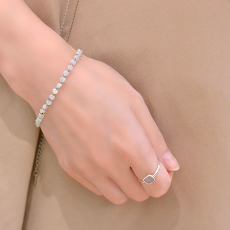 Crystal glass beads Chain Bracelet