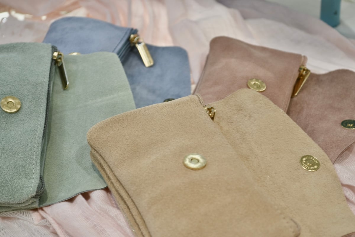 数量限定入荷】Twin Long Leather Wallet (Suede×Calf) |