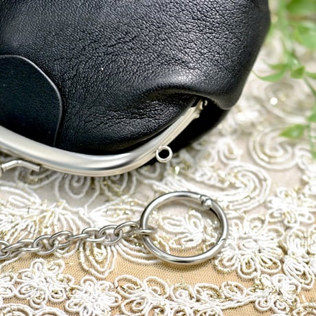 Leather Fermoir Pouch