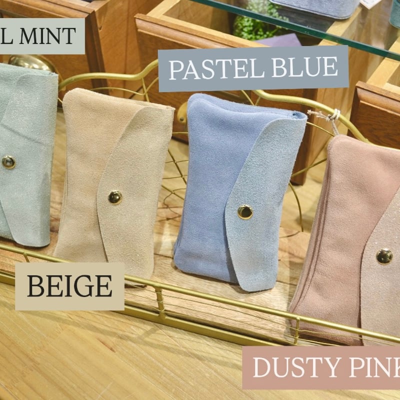 数量限定入荷】Twin Long Leather Wallet (Suede×Calf) |