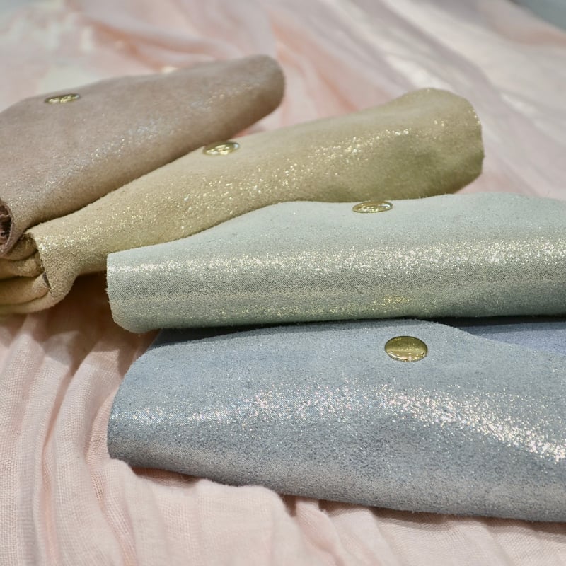 【LES CLEIAS】ツインSウォレット 数量限定入荷】Twin Mini Leather Wallet (Suede×Calf) |