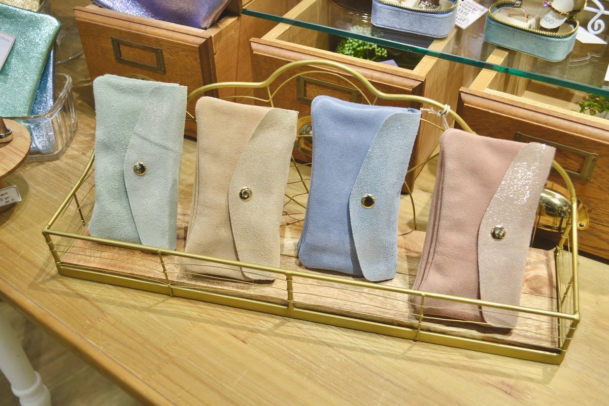 数量限定入荷】Twin Long Leather Wallet (Suede×Calf) |