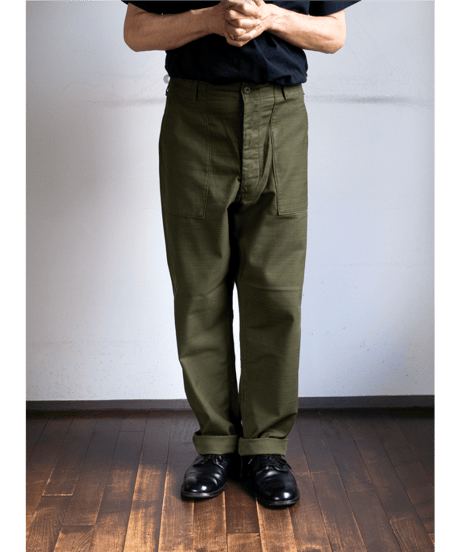 CIOTA　Cotton Back-Sateen Baker Pants Wide Tapered (One Wash)