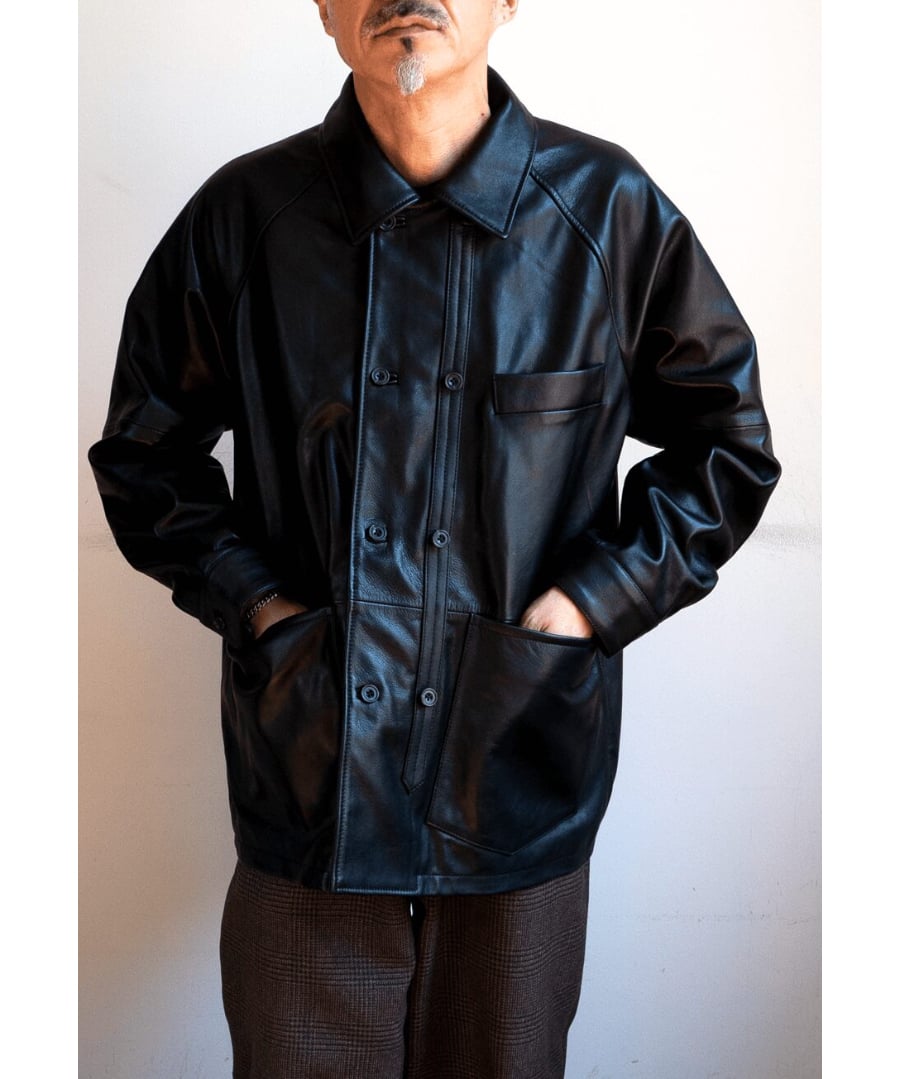 ジャケット・アウター CCU NAKED COW SKIN COVERALL CCU COW SKIN “L.C” COVERALL SHIRT | 山口ストアー