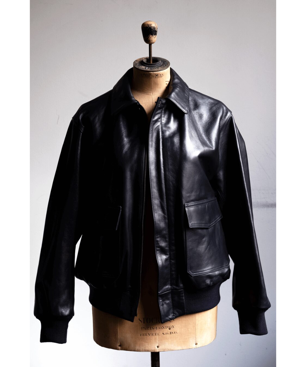 LOEFF LAMBS LEATHER FLIGHT JACKET | 山口ストアー