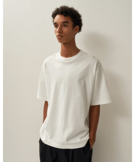 ATON　FRESCA PLATE LOOSE FIT T-SHIRT