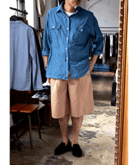 kiivu　PIGMENT PRINT CHINO SHORT PANTS