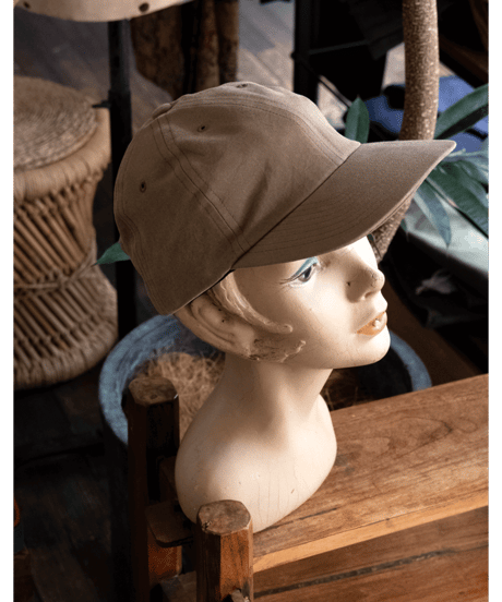 ULTERIOR　RAMIE/COTTON WEST POINT 6 PANELED CAP