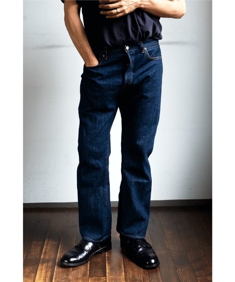 CIOTA　Straight 5 Pocket Pants Navy（One Wash）