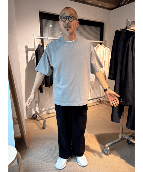 ATON　FRESCA PLATE LOOSE FIT T-SHIRT