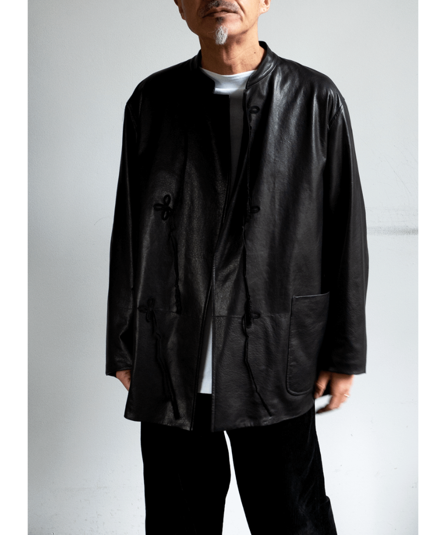 紙タグ付き 最終価格 COMOLI 24ss レザースタンドカラージャケット 3 紙タグ付き 最終価格 COMOLI 24ss レザースタンドカラー