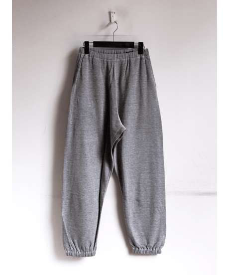 COMOLI　グレー裏毛 パンツ
