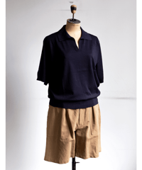 LOEFF　COTTON HIGH GAUGE SKIPPER SWEATER