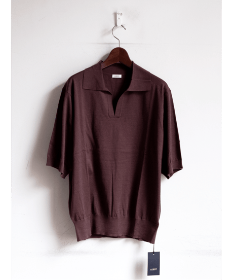 LOEFF　COTTON HIGH GAUGE SKIPPER SWEATER