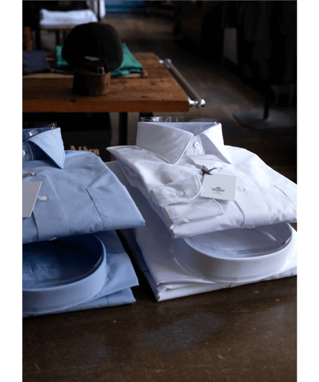 YAMAGUCHI STORE　Broad Regular Collar Shirts
