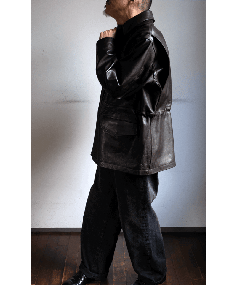 LOEFF LAMBS LEATHER FIELD JACKET | 山口ストアー