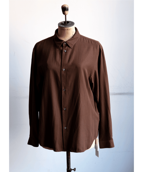 ATON　COTTON SILK VIERA LOOSE FIT SHIRT