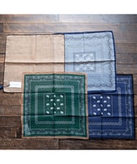 Vincent Miozza　45×45 Cotton Linen Scarf ~4col~