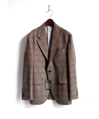 YAMAGUCHI STORE　Cotton Tweed Jacket Check