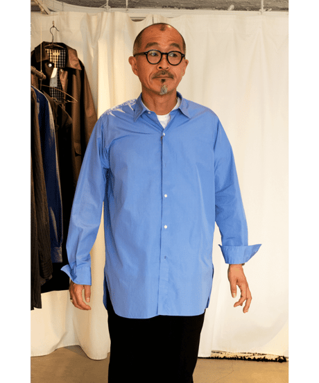 HEUGN　Over Dyed Sax Blue “James”