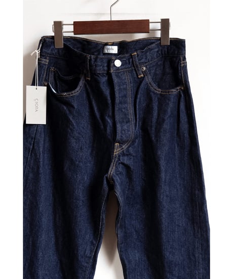CIOTA　Straight 5 Pocket Pants Navy（One Wash）