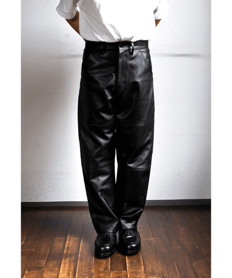Cale　LAMBS LEATHER PANTS