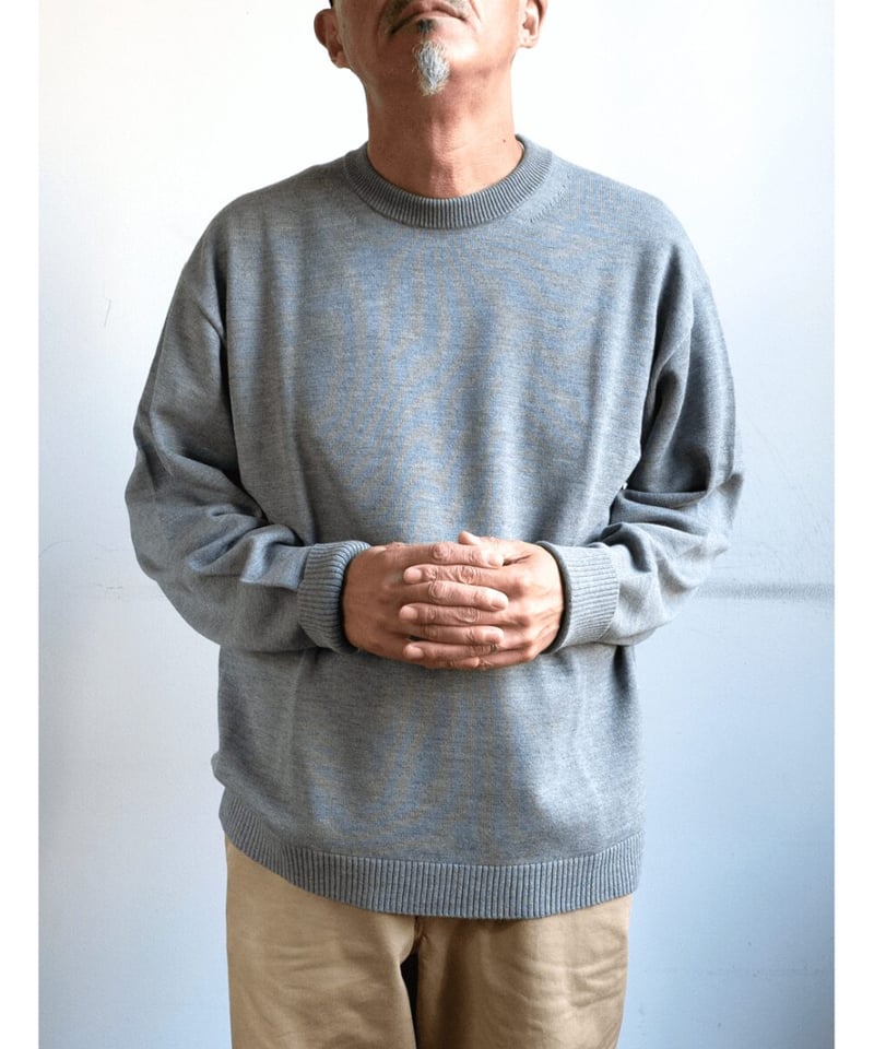 <極美品>ATON WOOL WASHI CREWNECK SWEATER WOOL WASHI | CREWNECK SWEATER – ATON | エイトン