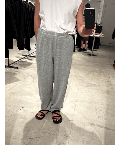 COMOLI　グレー裏毛 パンツ