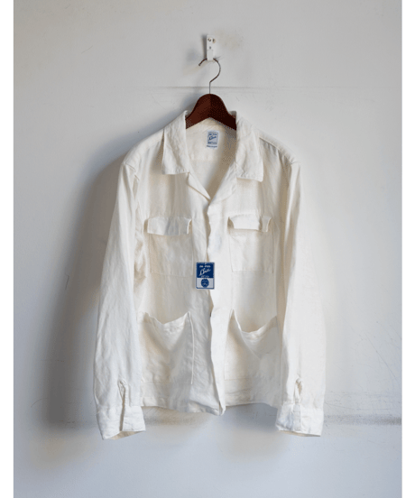Au Vrai Chick BRITAIN　Irish Linen Shirts Jacket With Pocket